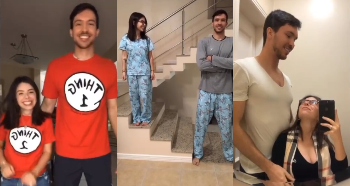 Casal Viraliza No Tik Tok Ao Fazer Vídeos Engraçados Com A Diferença De Altura Confira Nem Te 4168